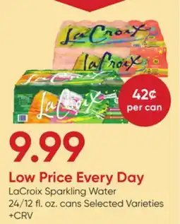 Stater Bros LaCroix Sparkling Water offer