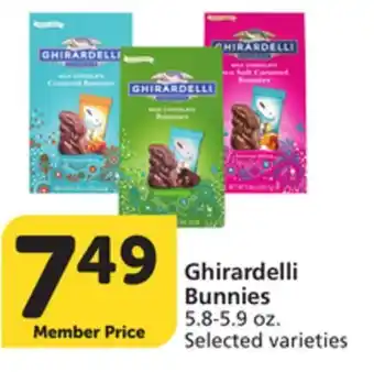 Vons Ghirardelli Bunnies offer