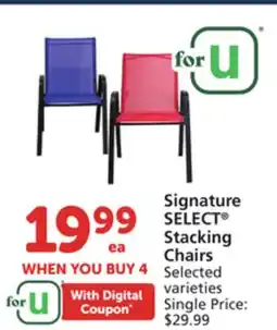 Vons Signature SELECT Stacking Chairs offer