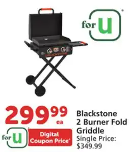 Vons Blackstone 2 Burner Fold Griddle offer