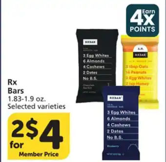 Vons Rx Bars offer