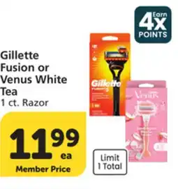 Vons Gillette Fusion or Venus White Tea offer