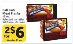 Vons Ball Park Meat Franks offer