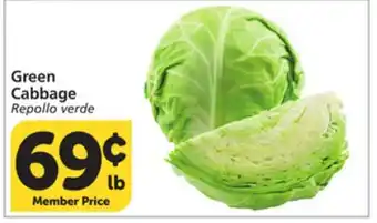 Vons Green Cabbage offer