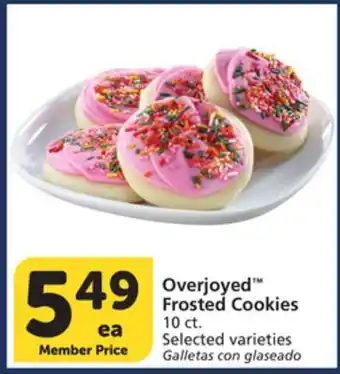 Vons Overjoyed Frosted Cookies offer