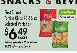 Smart & Final First Street Tortilla Chips offer