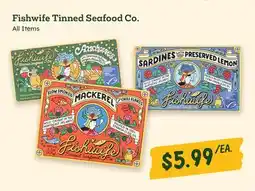 Sprouts Farmers Market Fishwife Tinned Seafood Co offer