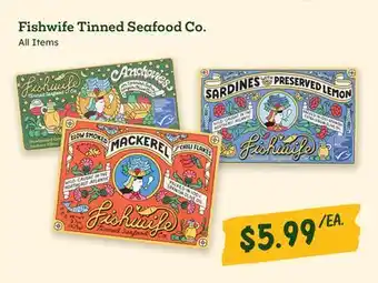 Sprouts Farmers Market Fishwife Tinned Seafood Co offer