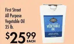 Smart & Final First Street All Purpose Vegetable Oil offer