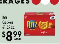 Smart & Final Ritz Crackers 61.65 oz offer