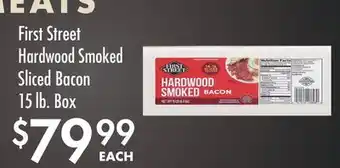 Smart & Final First Street Hardwood Smoked Sliced Bacon offer