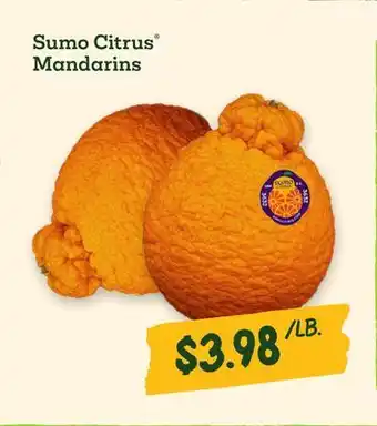 Sprouts Farmers Market Sumo Citrus Mandarins offer