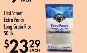 Smart & Final First Street Extra Fancy Long Grain Rice offer