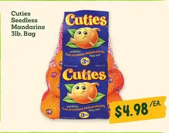 Sprouts Farmers Market Cuties Seedless Mandarins offer