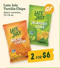 Sprouts Farmers Market Late July Tortilla Chips offer