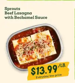 Sprouts Farmers Market Sprouts Beef Lasagna with Bechamel Sauce offer