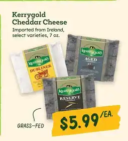 Sprouts Farmers Market Kerrygold Cheddar Cheese offer