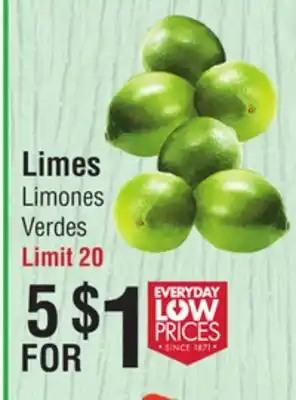 Smart & Final Limes offer