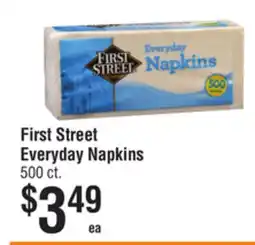 Smart & Final First Street Everyday Napkins offer