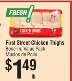 Smart & Final First Street Chicken Thighs offer