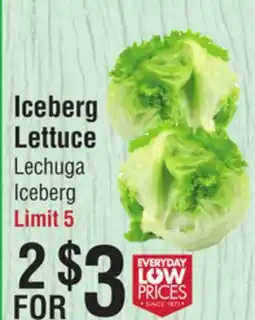 Smart & Final Iceberg Lettuce offer