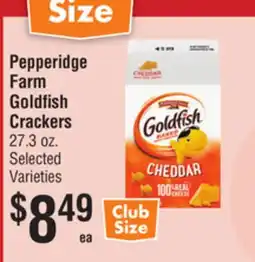 Smart & Final Pepperidge Farm Goldfish Crackers offer