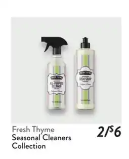 Fresh Thyme Fresh Thyme Seasonal Cleaners Collection offer