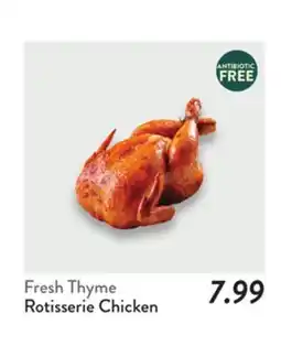 Fresh Thyme Fresh Thyme Rotisserie Chicken offer