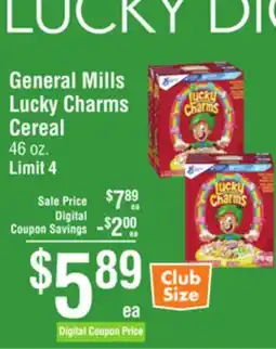 Smart & Final General Mills Lucky Charms Cereal offer