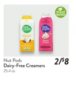 Fresh Thyme Nut Pods Dairy-Free Creamers offer