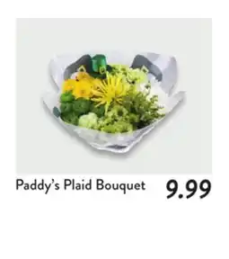 Fresh Thyme Paddy's Plaid Bouquet offer