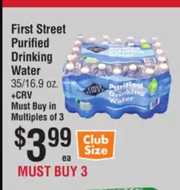 Smart & Final First Street Purified Drinking Water offer