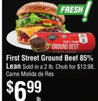 Smart & Final First Street Ground Beef 85% Lean offer