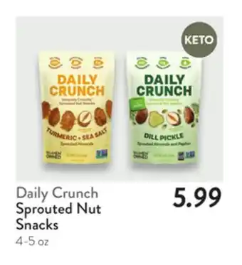 Fresh Thyme Daily Crunch Sprouted Nut Snacks offer