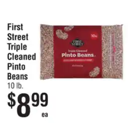 Smart & Final First Street Triple Cleaned Pinto Beans offer