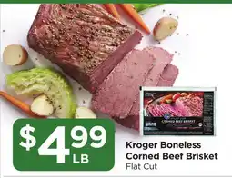 Food 4 Less Kroger Boneless Corned Beef Brisket offer