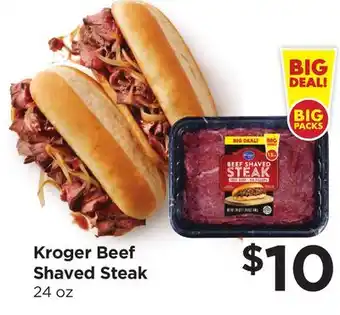 Food 4 Less Kroger Beef Shaved Steak offer