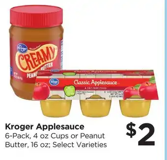 Food 4 Less Kroger Applesauce offer