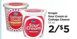 Food 4 Less Kroger Sour Cream or Cottage Cheese offer