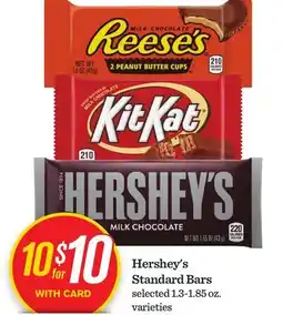 Mariano's Hershey's Standard Bars offer