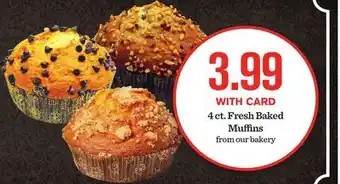 Mariano's 4 ct. Fresh Baked Muffins offer