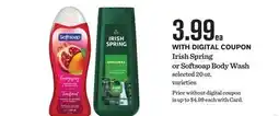 Mariano's Irish Spring or Softsoap Body Wash offer