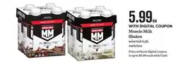 Mariano's Muscle Milk Shakes offer