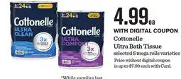 Mariano's Cottonelle Ultra Bath Tissue offer