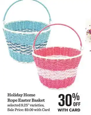 Mariano's Holiday Home Rope Easter Basket offer