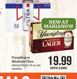 Mariano's Yuengling or Michelob Ultra offer