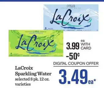 Mariano's LaCroix Sparkling Water offer