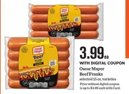 Mariano's Oscar Mayer Beef Franks offer