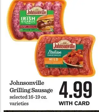 Mariano's Johnsonville Grilling Sausage offer