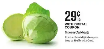 Mariano's Green Cabbage offer